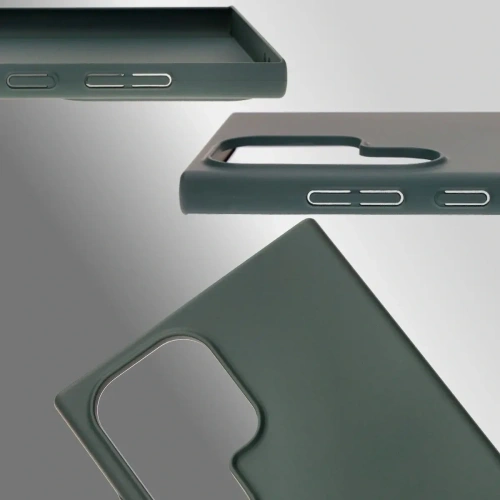 Etui Bizon Case Łupka do Samsung Galaxy S24 Ultra zielone