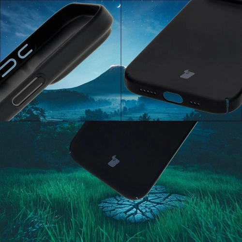 Etui Bizon Case Łupka do Apple iPhone 16 Pro czarne