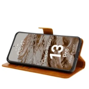 Hurtownia GSM - BIZON Caz Pocket Oppo Reno13 Pro maro - BIZ9288 - {ean13} - Hurt