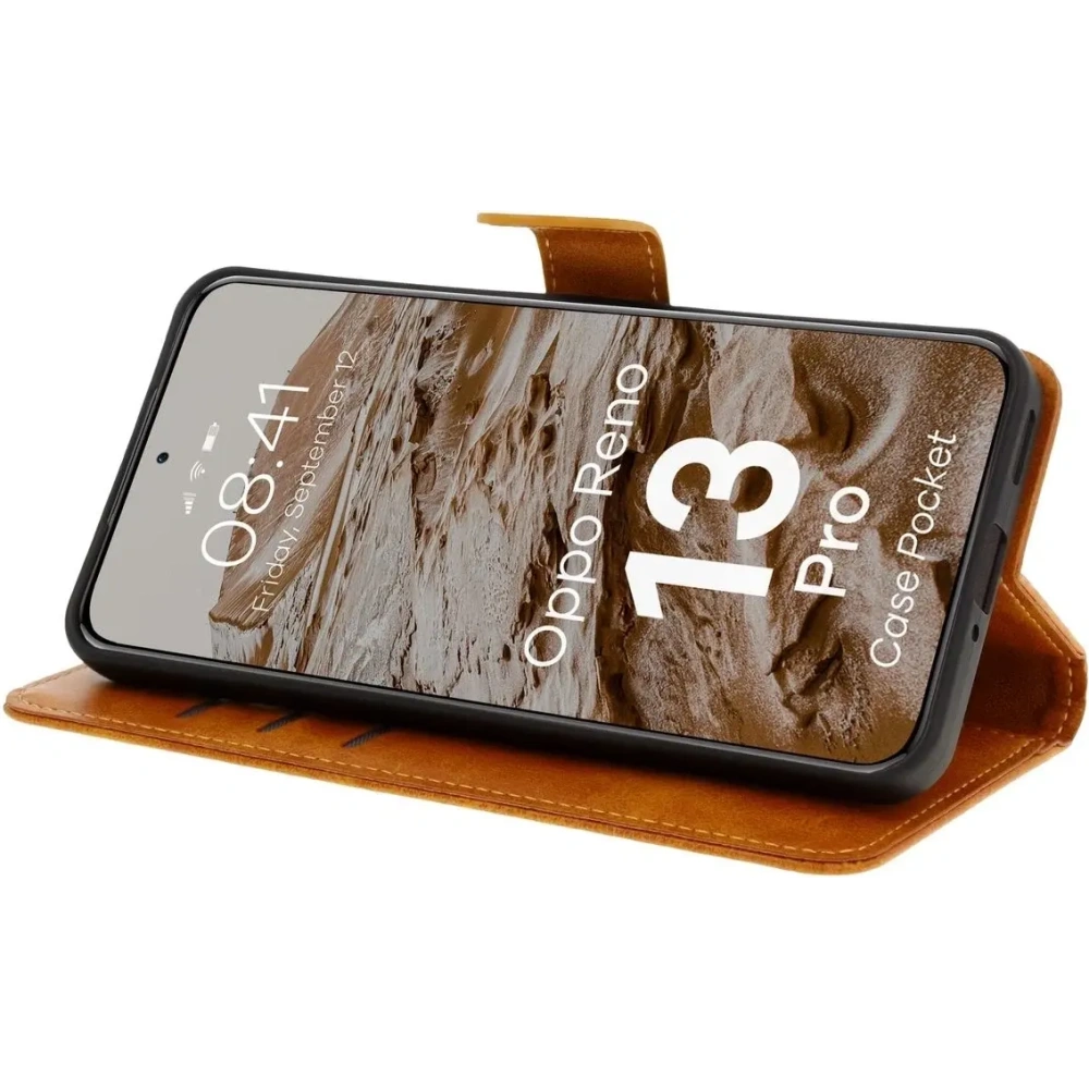 Hurtownia GSM - BIZON Tok Zseb Oppo Reno13 Pro barna - BIZ9288 - {ean13} - Hurt