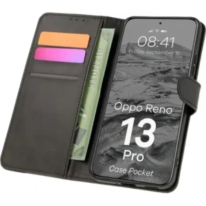 Hurtownia GSM - BIZON tok zseb Oppo Reno13 Pro fekete - BIZ9289 - {ean13} - Hurt