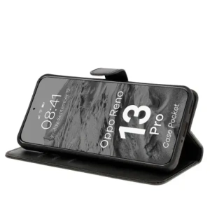 Hurtownia GSM - BIZON tok zseb Oppo Reno13 Pro fekete - BIZ9289 - {ean13} - Hurt