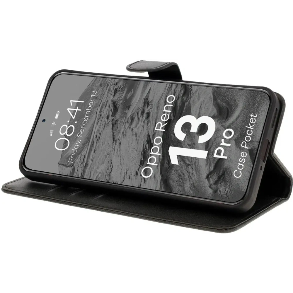 Hurtownia GSM - BIZON tok zseb Oppo Reno13 Pro fekete - BIZ9289 - {ean13} - Hurt
