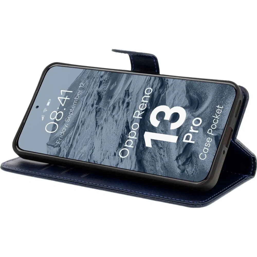 Hurtownia GSM - BIZON tok zseb Oppo Reno13 Pro sötétkék - BIZ9290 - {ean13} - Hurt