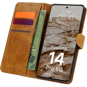 Hurtownia GSM - Husa BIZON Pocket Realme 14 Pro 5G maro - BIZ9291 - {ean13} - Hurt