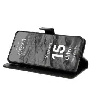 Hurtownia GSM - Husa BIZON Pocket pentru Xiaomi 15 Ultra neagră - BIZ9295 - {ean13} - Hurt