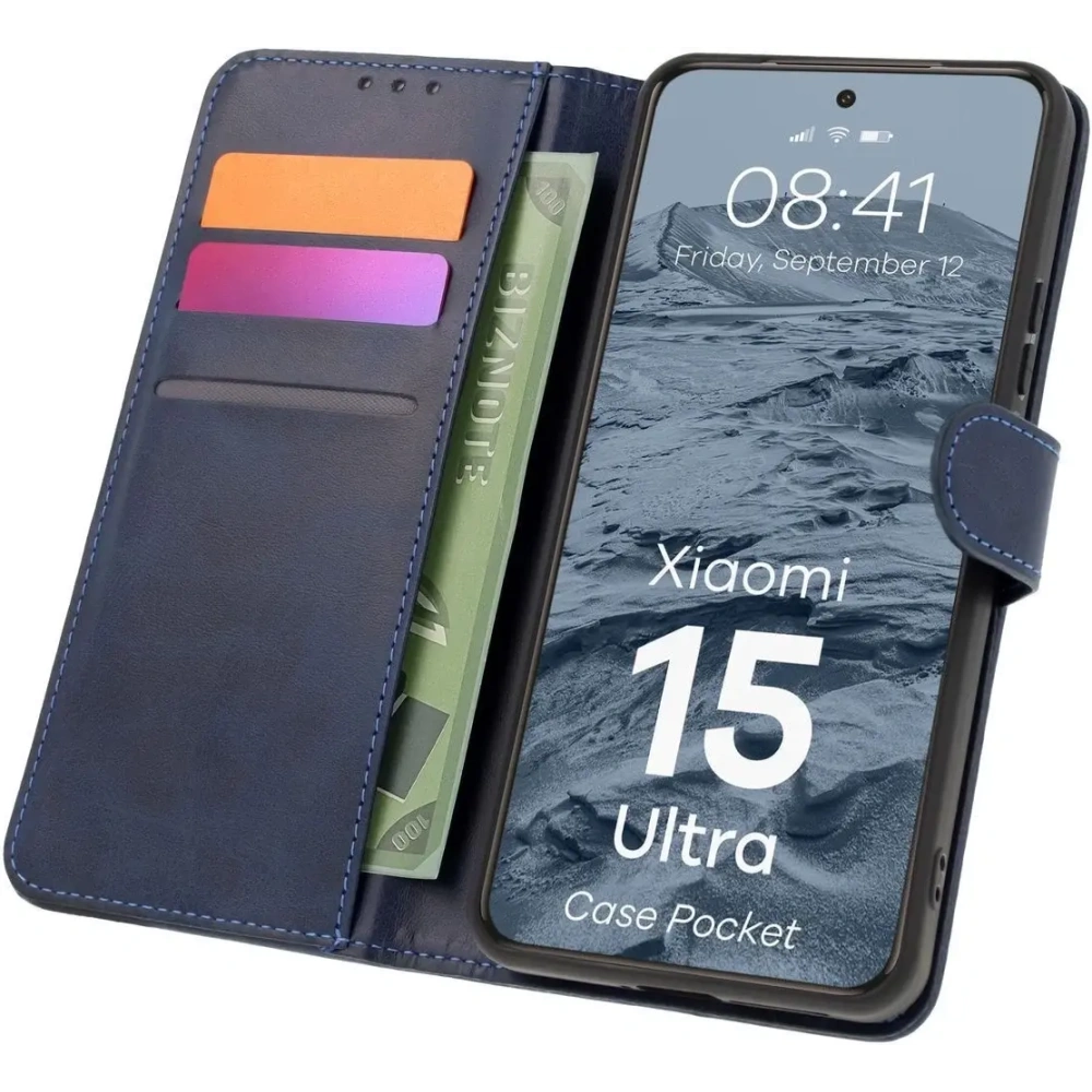 Hurtownia GSM - Husa BIZON pentru Xiaomi 15 Ultra albastru închis - BIZ9296 - {ean13} - Hurt