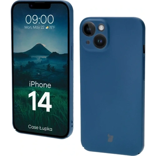 Etui Bizon Case Łupka do Apple iPhone 14 niebieskie