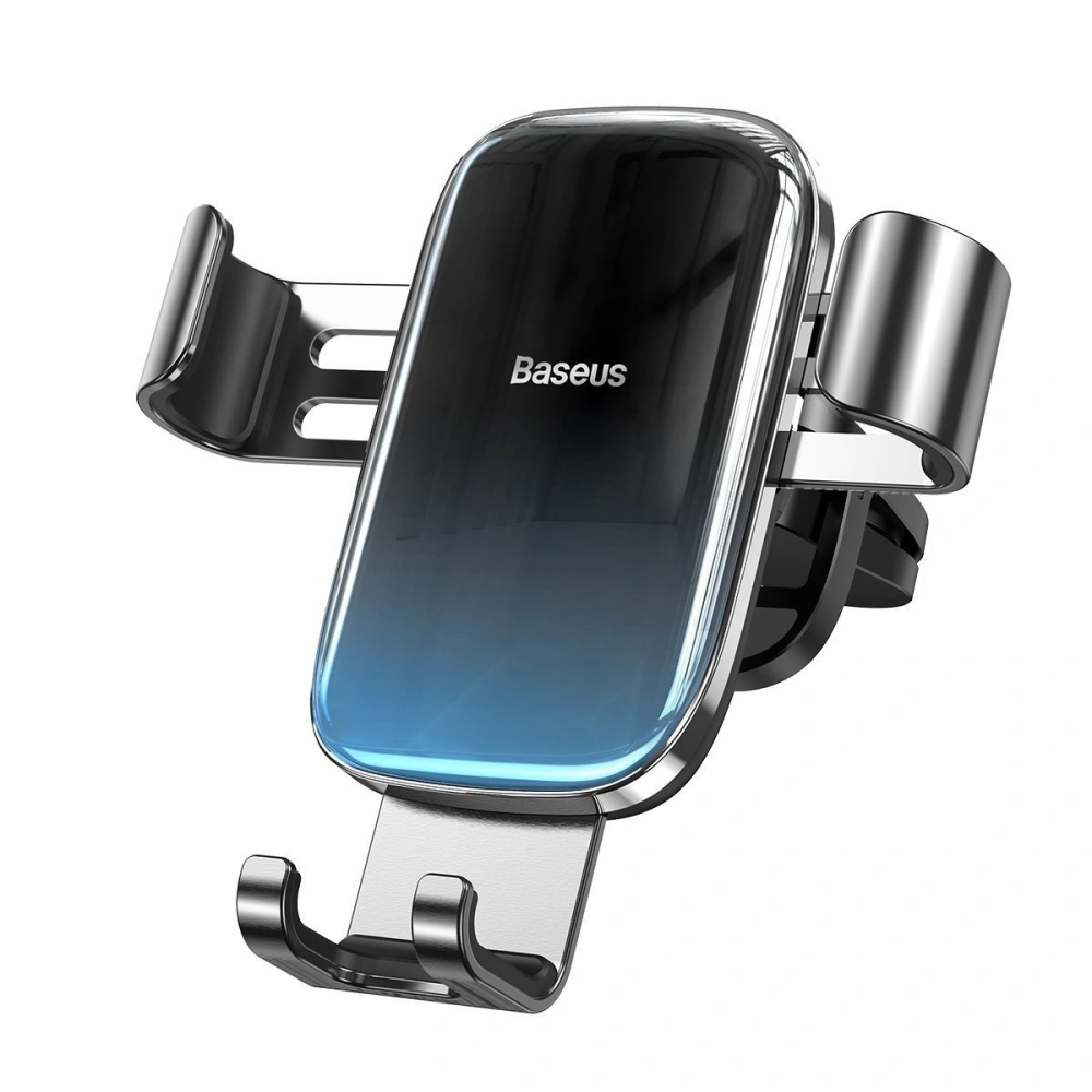 Wholesale Baseus Glaze Gravity Air Vent Car Holder Aluminium Black - BSU1527BLK - {ean13} - Hurt