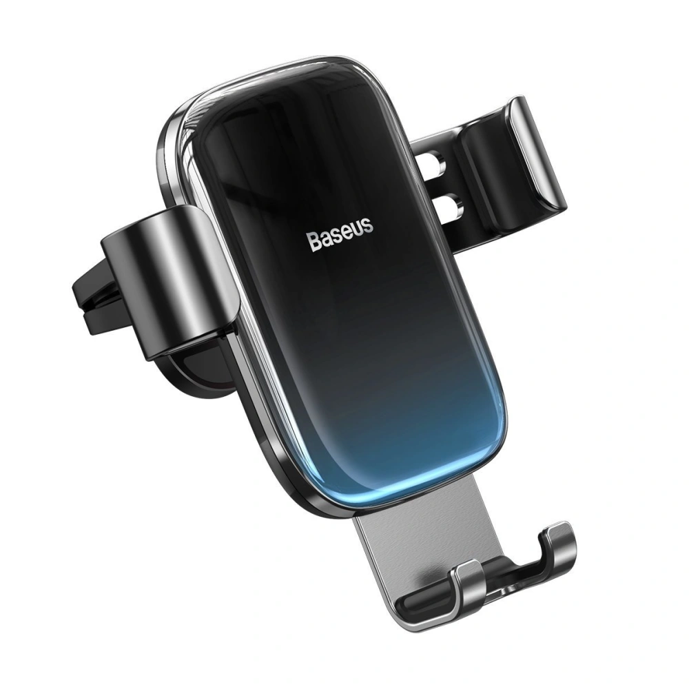 Wholesale Baseus Glaze Gravity Air Vent Car Holder Aluminium Black - BSU1527BLK - {ean13} - Hurt