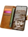 Wholesale BIZON Case Pocket Samsung Galaxy S25 Edge brown - BIZ9302 - {ean13} - Hurt