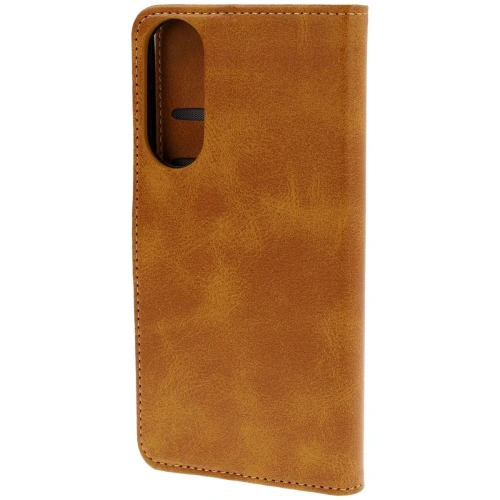 Etui z klapką Bizon Case Pocket do Samsung Galaxy S25 Edge brązowe