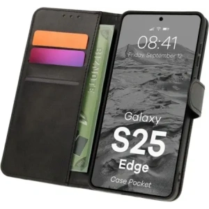 Hurtownia GSM - Husa BIZON pentru Samsung Galaxy S25 Edge neagră - BIZ9303 - {ean13} - Hurt