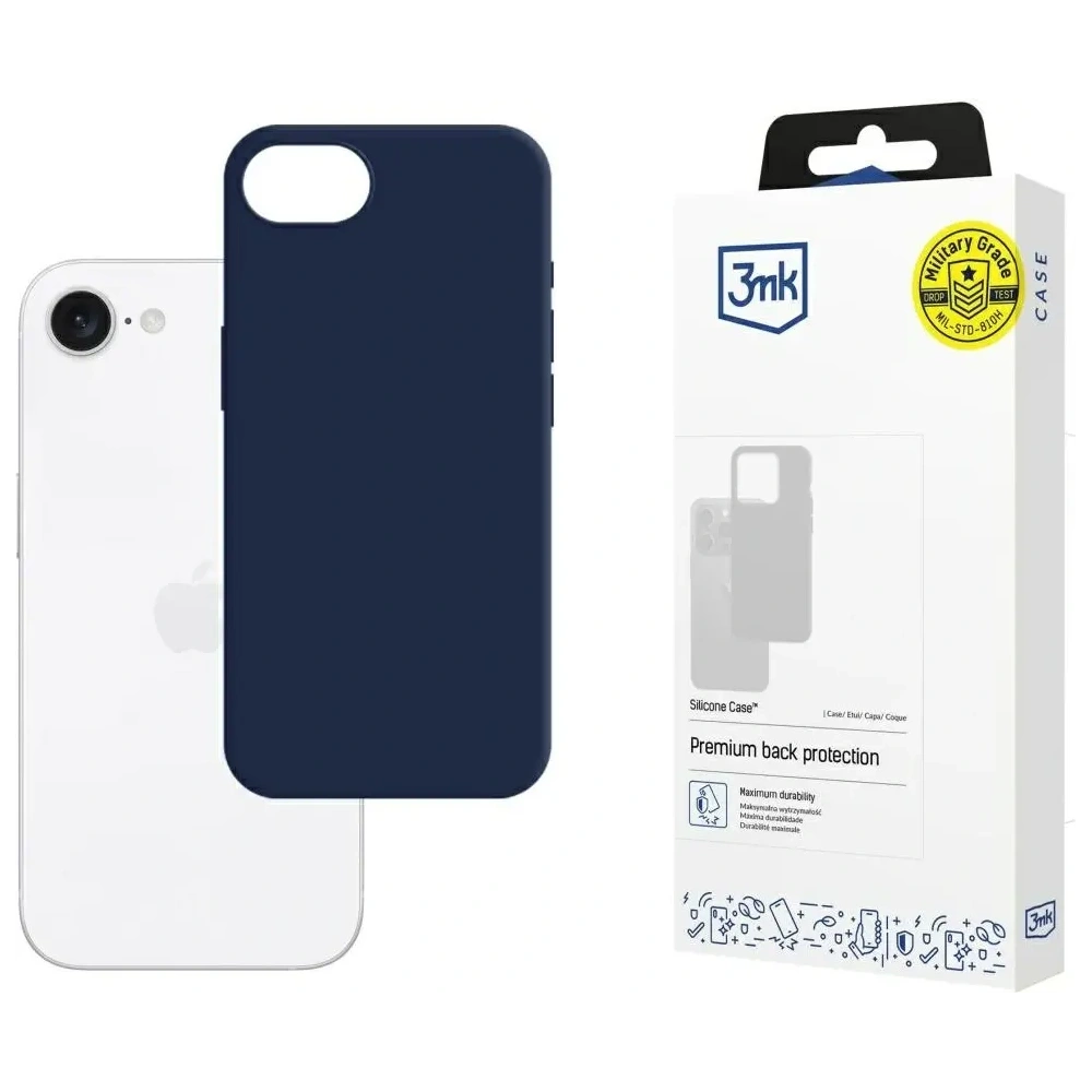 Hurtownia GSM - 3MK Silikonhülle Apple iPhone 16e navyblau - 3MK16463 - {ean13} - Hurt