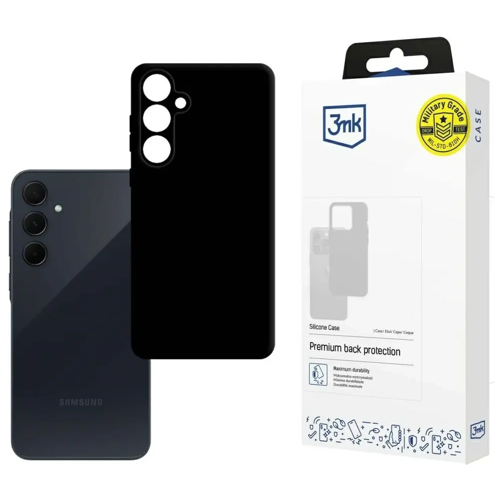 Hurtownia GSM - 3MK silikonový kryt pro Samsung Galaxy A35 5G černý - 3MK16465 - {ean13} - Hurt