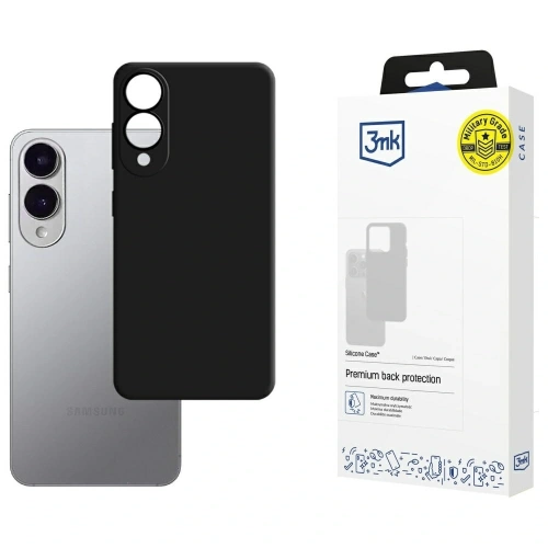 Etui 3MK Silicone Case do Samsung Galaxy S25 Edge czarny