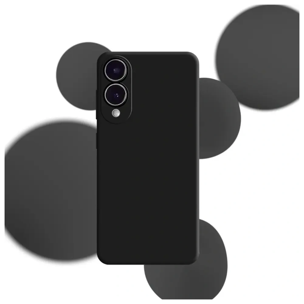 Hurtownia GSM - Etui 3MK Silicone Case do Samsung Galaxy S25 Edge czarny - 3MK16468 - {ean13} - Hurt