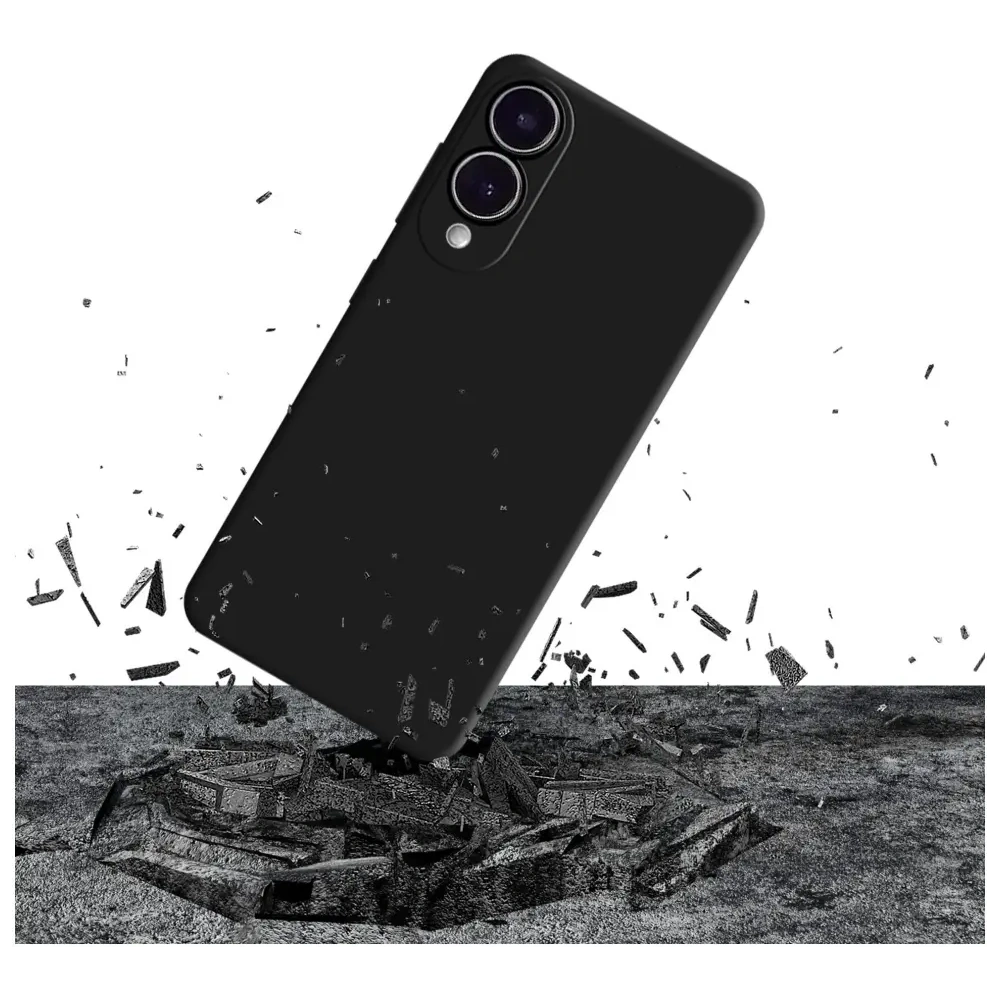 Hurtownia GSM - Etui 3MK Silicone Case do Samsung Galaxy S25 Edge czarny - 3MK16468 - {ean13} - Hurt