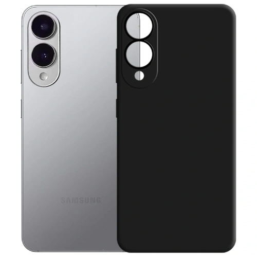 Etui 3MK Silicone Case do Samsung Galaxy S25 Edge czarny