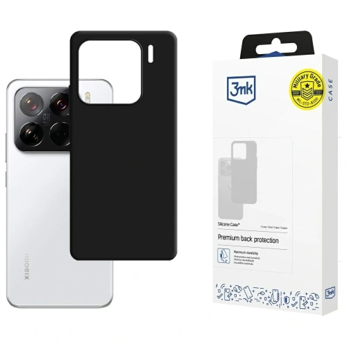 Etui 3MK Silicone Case do Xiaomi 15 czarny