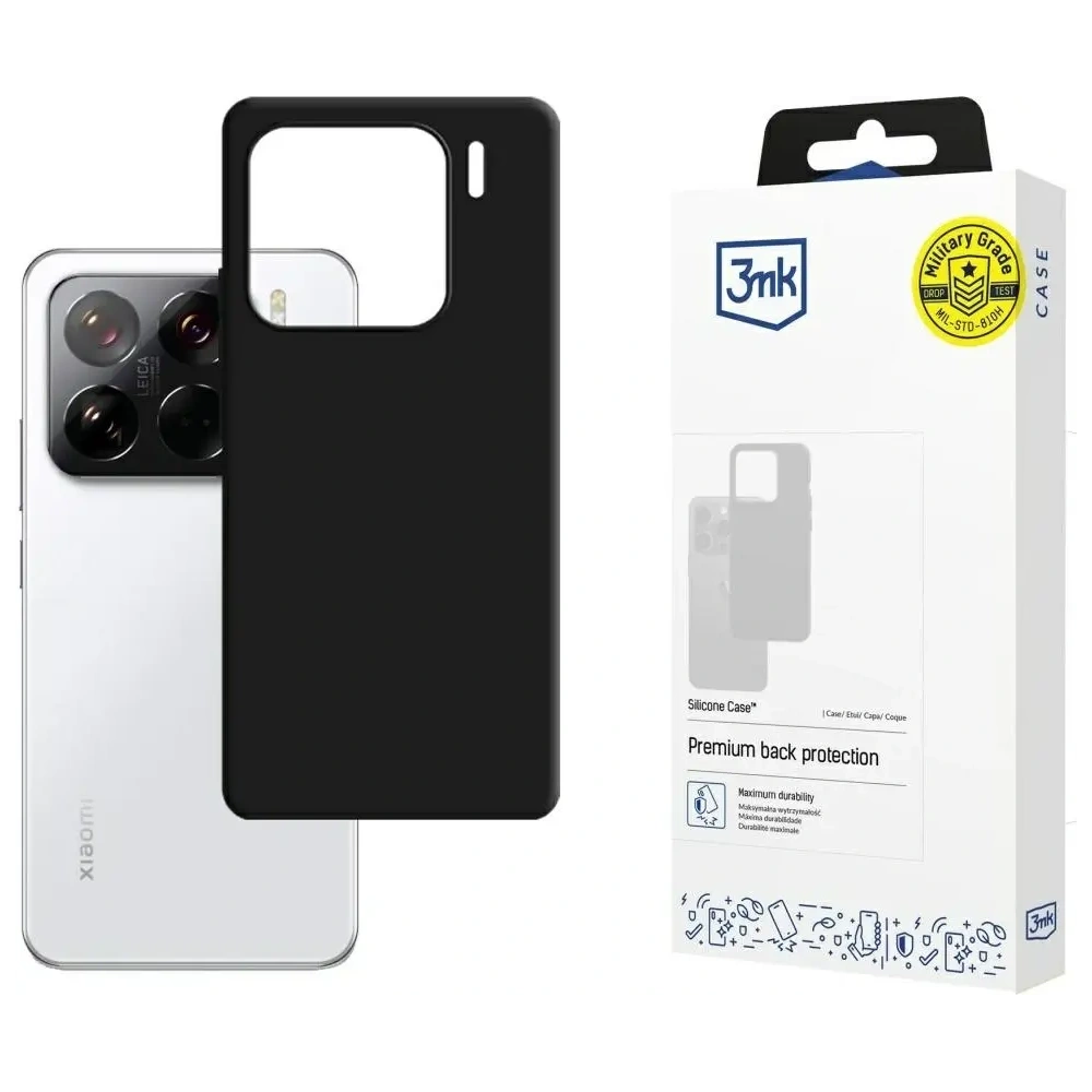 Hurtownia GSM - 3MK silikonový kryt Xiaomi 15 černý - 3MK16471 - {ean13} - Hurt