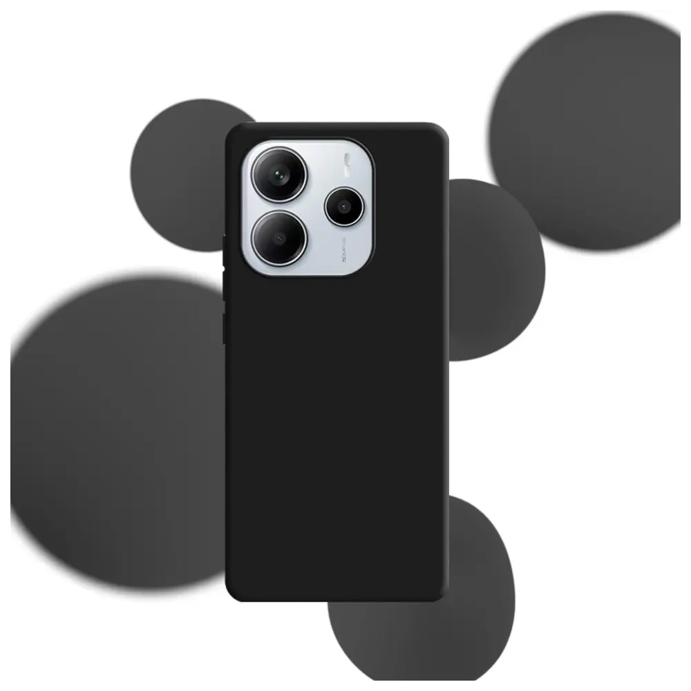 Hurtownia GSM - 3MK Szilikon tok Xiaomi Redmi Note 14 5G fekete - 3MK16473 - {ean13} - Hurt