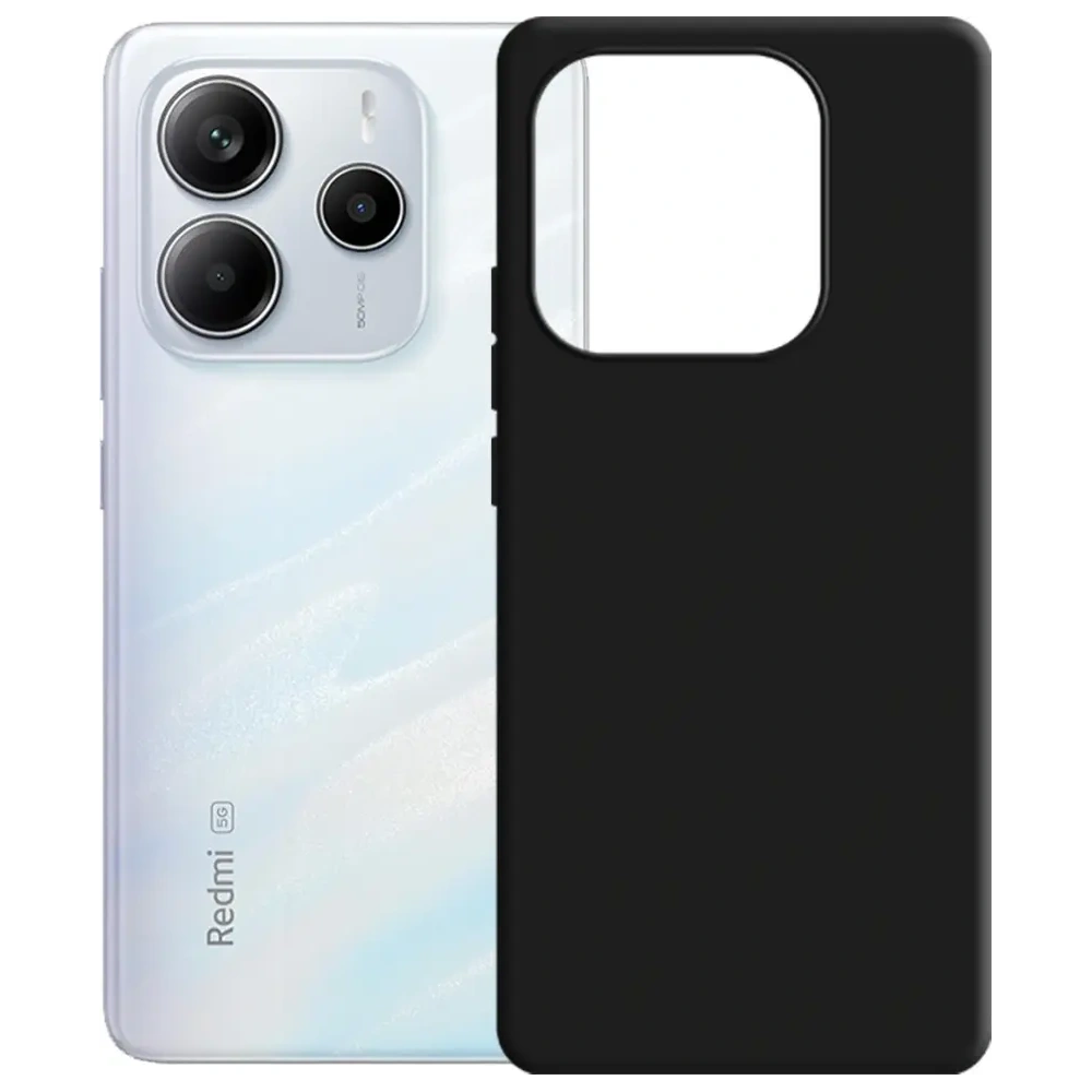 Hurtownia GSM - Husă din silicon 3MK pentru Xiaomi Redmi Note 14 5G neagră - 3MK16473 - {ean13} - Hurt