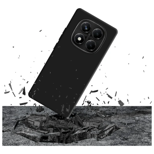 Etui 3MK Silicone Case do Xiaomi Redmi Note 14 Pro 5G czarny