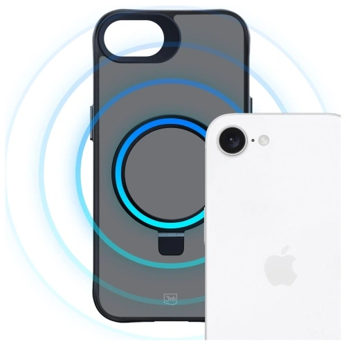 Etui 3MK Smoke Case do Apple iPhone 16e MagSafe & Stand