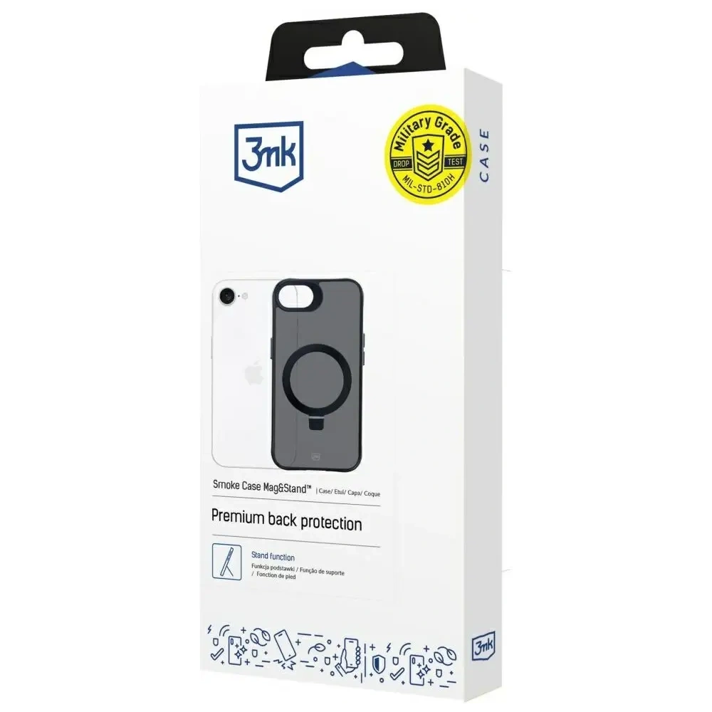 Hurtownia GSM - 3MK Smoke Case Apple iPhone 16e MagSafe & Ständer - 3MK16476 - {ean13} - Hurt