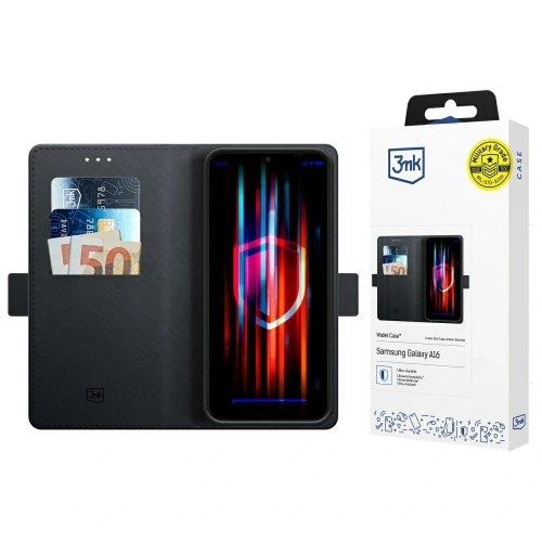 Etui z klapką 3MK Wallet Case do Google Pixel 9A czarny