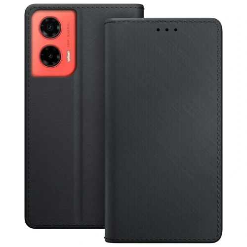 Etui z klapką 3MK Wallet Case do Motorola Moto G35 5G czarny