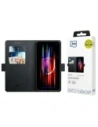 Husa 3MK Wallet pentru Redmi Note 14 Pro+ Plus neagră