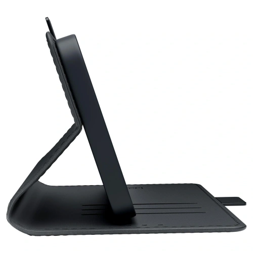 Etui z klapką 3MK Wallet Case do Samsung Galaxy S25 czarny