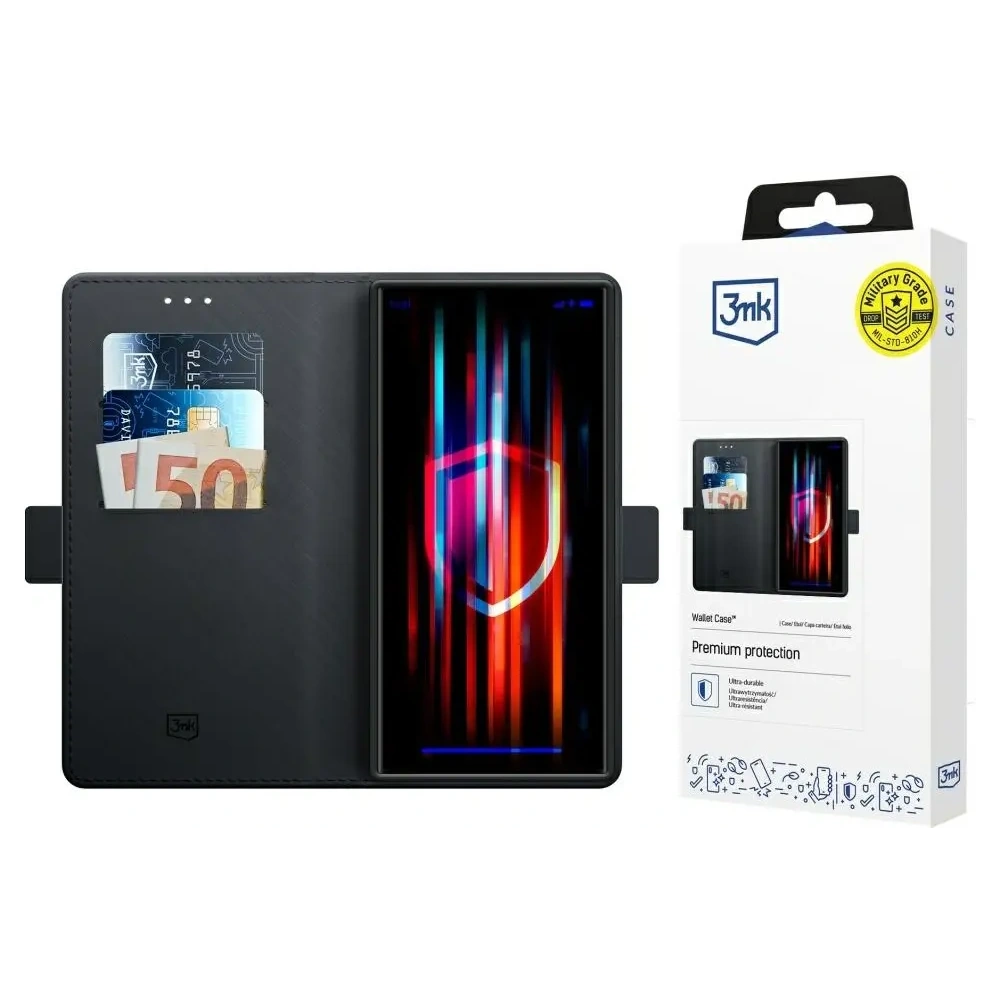 Hurtownia GSM - 3MK Pénztárca Tok Samsung Galaxy S25 Ultra fekete - 3MK16494 - {ean13} - Hurt
