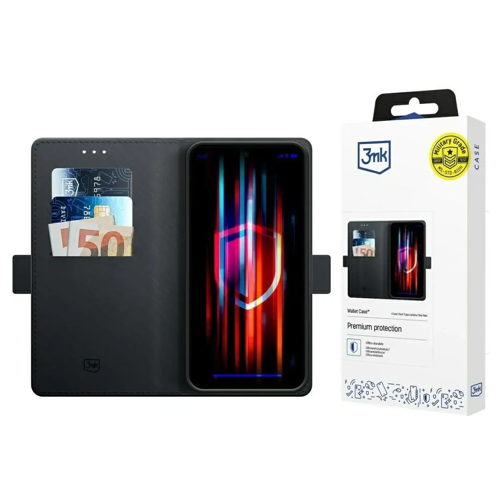 Hurtownia GSM - Husa 3MK Wallet pentru Samsung Galaxy S25+ Plus neagră - 3MK16495 - {ean13} - Hurt