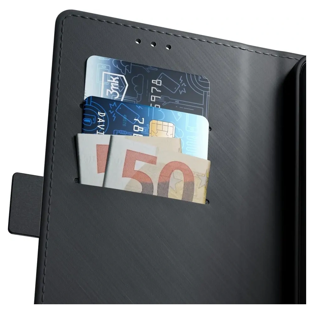 Hurtownia GSM - Husa 3MK Wallet pentru Samsung Galaxy S25+ Plus neagră - 3MK16495 - {ean13} - Hurt