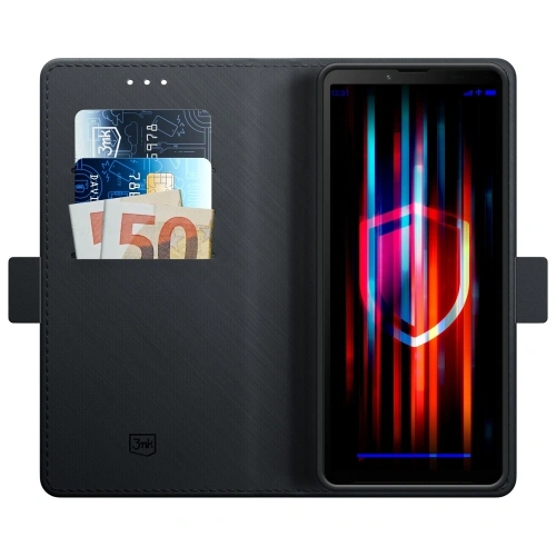 Etui z klapką 3MK Wallet Case do Sony Xperia 10 V czarny