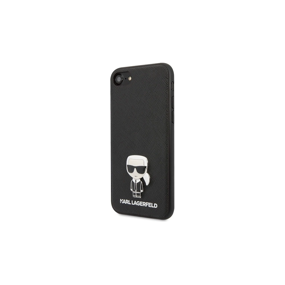 Hurtownia GSM - Etui Karl Lagerfeld KLHCI8IKFBMBK Apple iPhone SE 2022/SE 2020/8/7 hardcase černý/black Saffiano Ikonik - KLD294BLK - {ean13} - Hurt