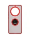 Hurtownia GSM - Caz Bizon Hybrid Ring Realme 14 Pro 5G fumuriu cu un cadru roșu - BIZ9305 - {ean13} - Hurt