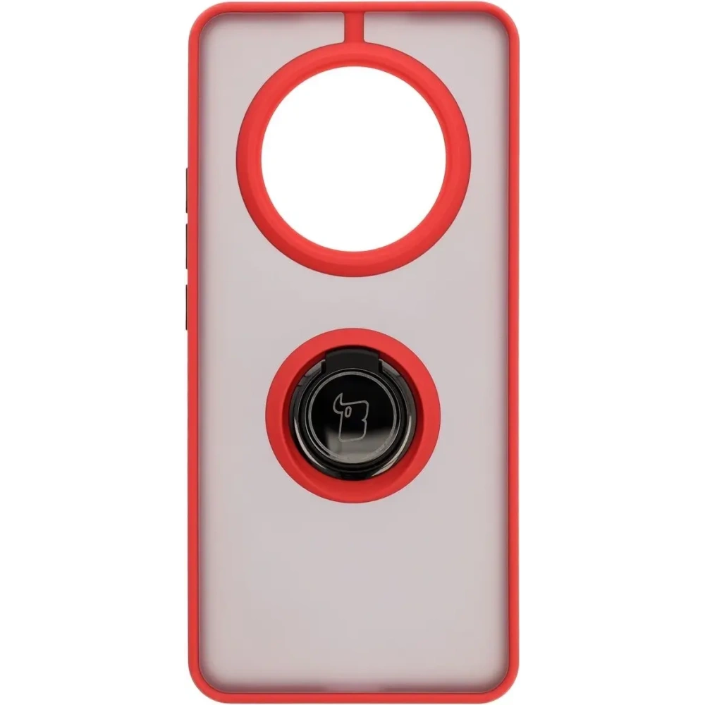 Hurtownia GSM - Bizon Case Hybrid Gyűrű Realme 14 Pro 5G füstös piros kerettel - BIZ9305 - {ean13} - Hurt