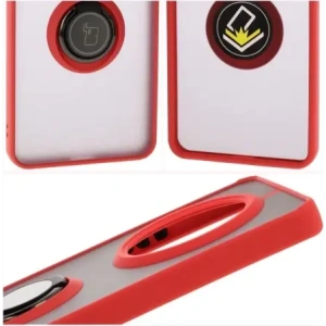 Hurtownia GSM - Bizon Case Hybrid Gyűrű Realme 14 Pro 5G füstös piros kerettel - BIZ9305 - {ean13} - Hurt