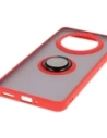 Hurtownia GSM - Etui z uchwytem na palec Bizon Case Hybrid Ring do Realme 14 Pro 5G przydymione z czerwoną ramką - BIZ9305 - {ean13} - Hurt