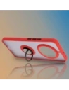 Wholesale Bizon Case Hybrid Ring Realme 14 Pro 5G smoky with a red frame - BIZ9305 - {ean13} - Hurt