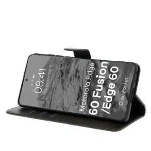 Hurtownia GSM - Bizon Case Tasche Motorola Edge 60 / 60 Fusion schwarz - BIZ9306 - {ean13} - Hurt