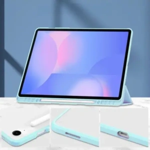 Hurtownia GSM - Etui z klapką Bizon Case Tab Clear Matt do Samsung Galaxy Tab S10 FE+ Plus błękitne - BIZ9307 - {ean13} - Hurt
