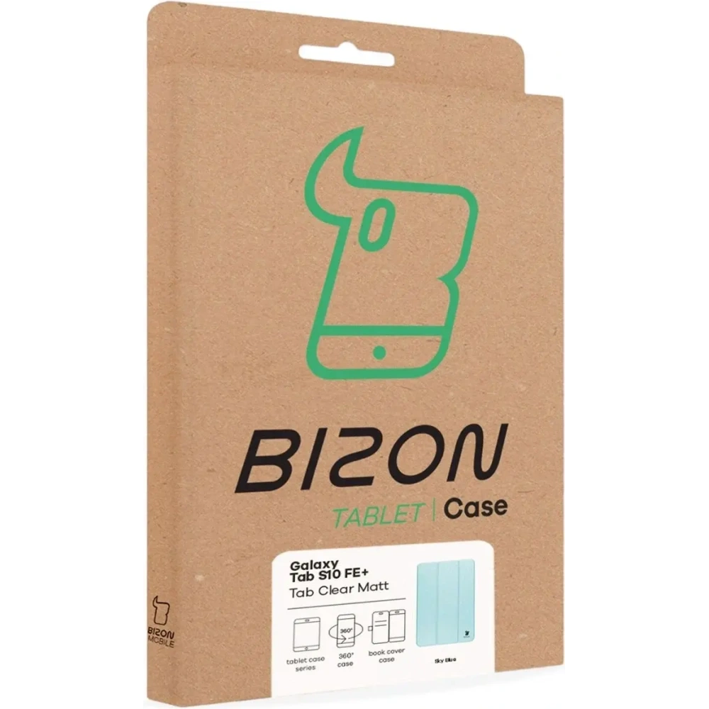 Wholesale Bizon Case Tab Clear Matt Samsung Galaxy Tab S10 FE+ Plus blue - BIZ9307 - {ean13} - Hurt