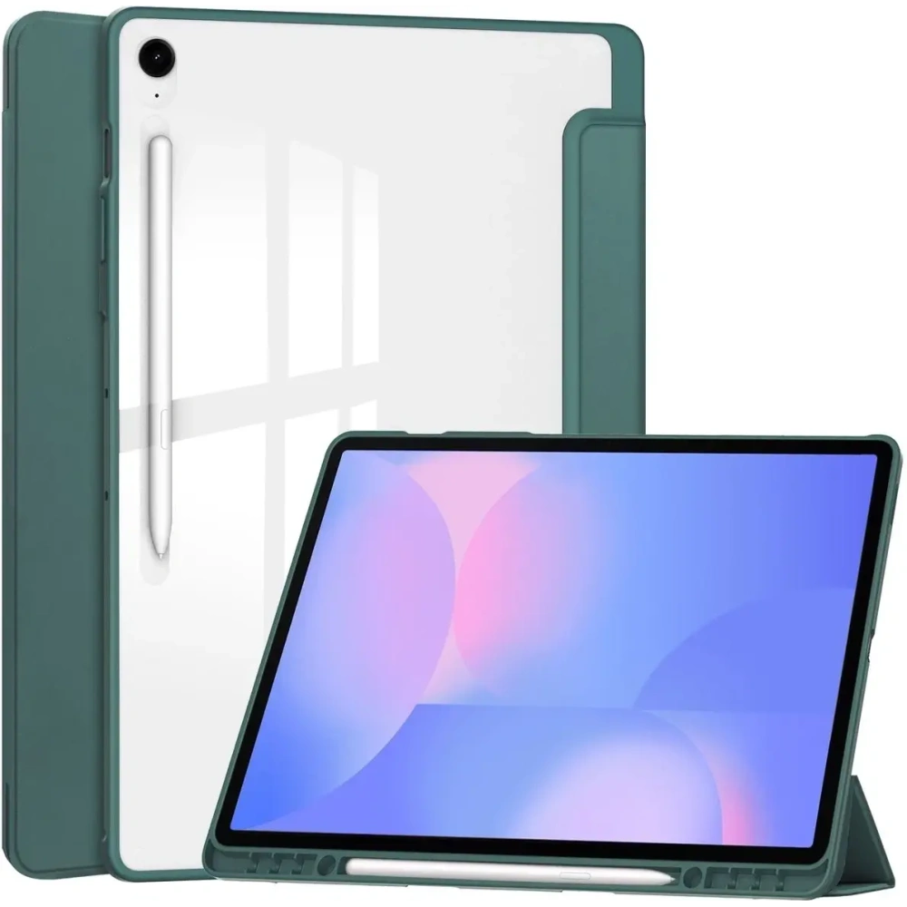 Wholesale Bizon Case Tab Clear Matt Samsung Galaxy Tab S10 FE+ Plus dark green - BIZ9308 - {ean13} - Hurt