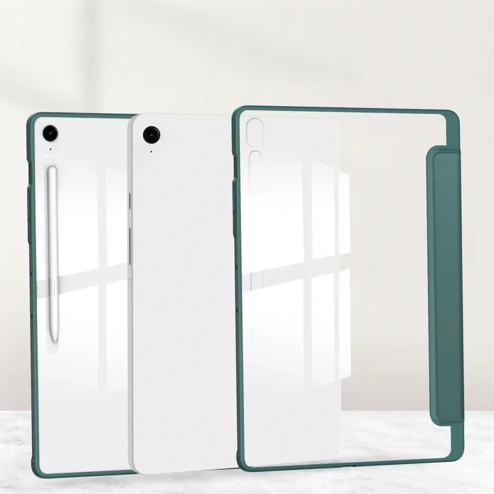 Hurtownia GSM - Bizon Case Tab Clear Matt Samsung Galaxy Tab S10 FE+ Plus tmavě zelená - BIZ9308 - {ean13} - Hurt