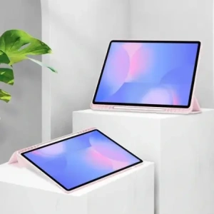 Hurtownia GSM - Etui z klapką Bizon Case Tab Clear Matt do Samsung Galaxy Tab S10 FE+ Plus różowe - BIZ9312 - {ean13} - Hurt
